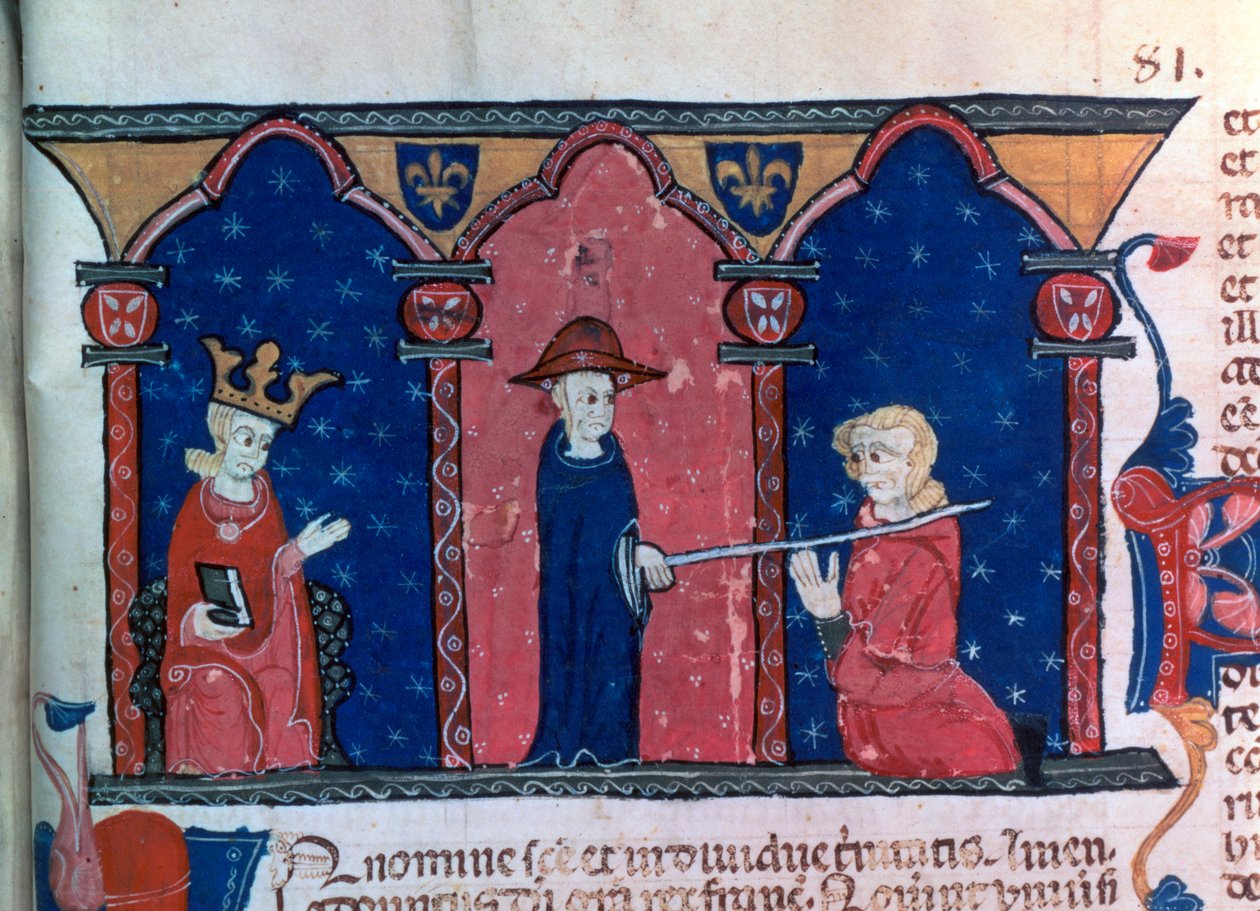 Raymond VII Receives Absolution by Unbekannt