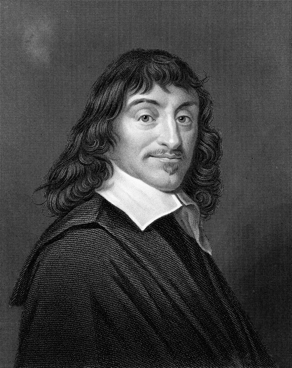 Rene Descartes, French Philosopher and Mathematician by Unbekannt