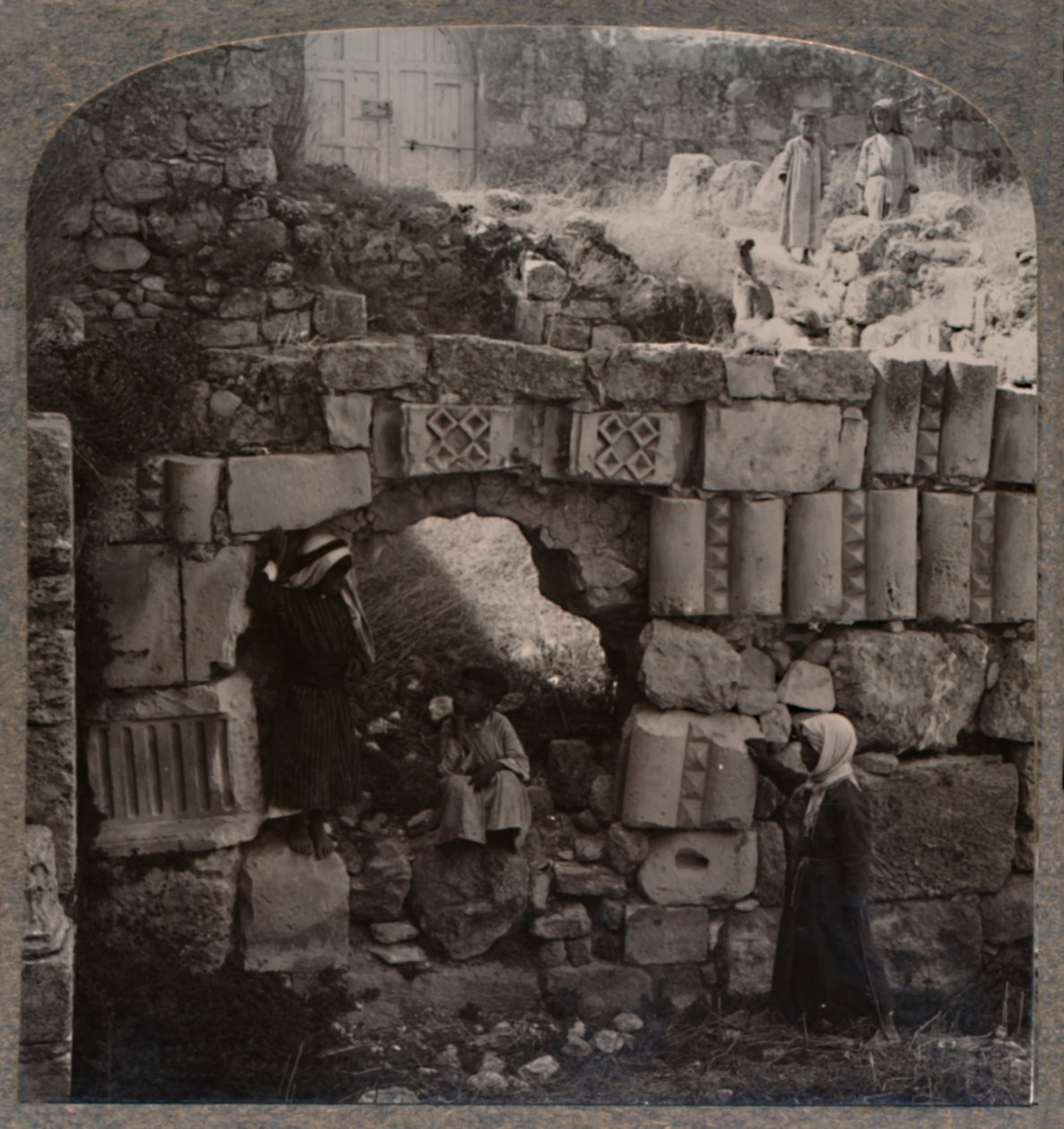 Ruins of the House of Lazarus by Unbekannt