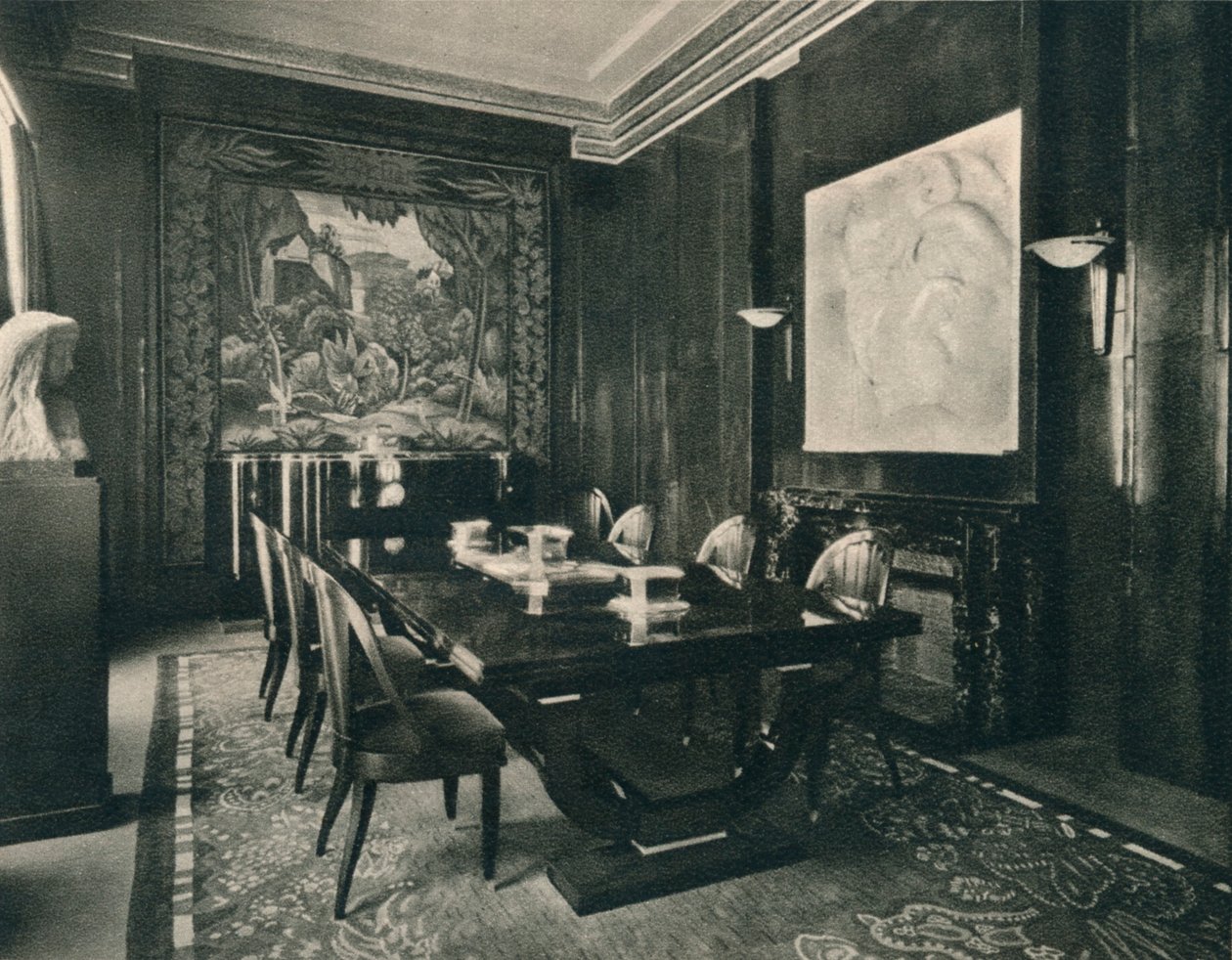 Salle A Manger Dans LHotel DUn Collectionneur, 1925 by Unbekannt