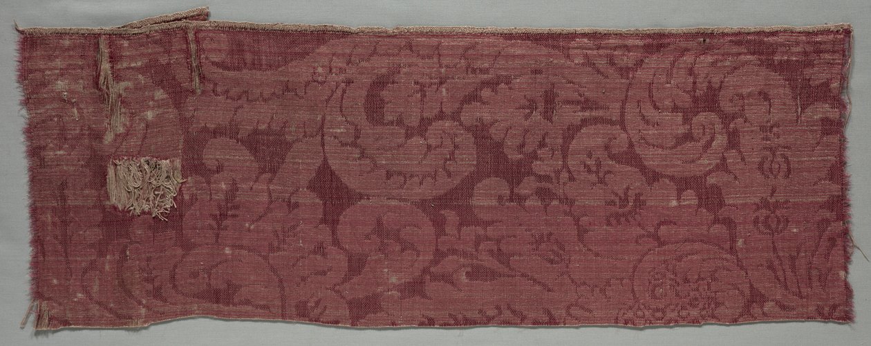 Satin Textile, Late 1600s by Unbekannt