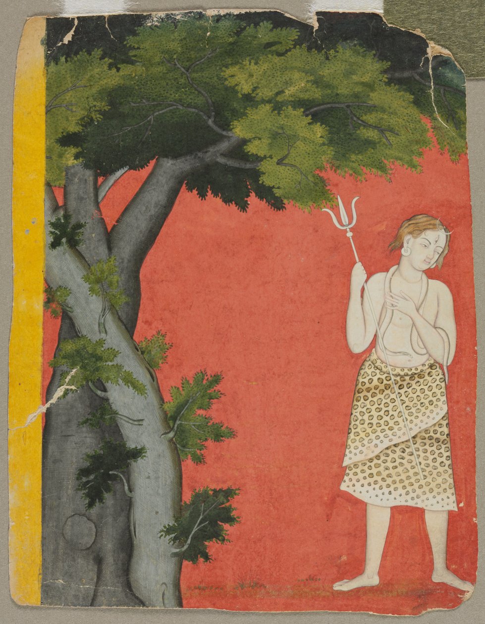 Shiva Under Trees by Unbekannt