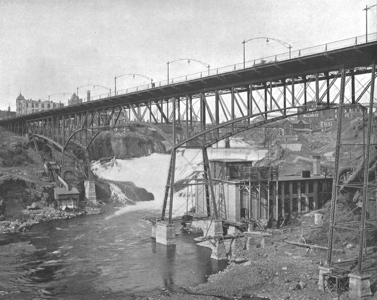 Spokane Falls, Washington, USA, c1900 by Unbekannt