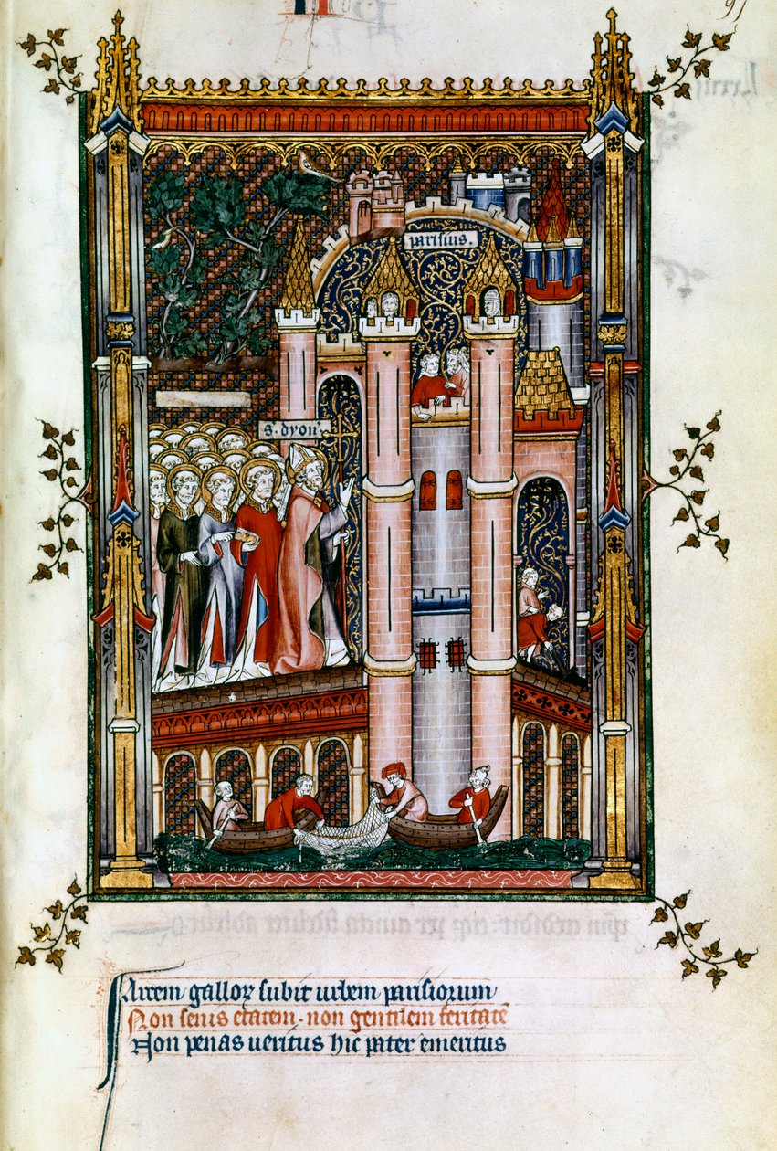 St Denis at the Gates of Paris by Unbekannt