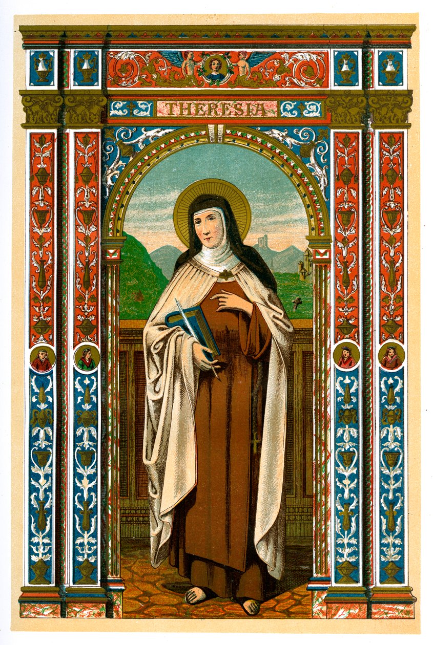 St Theresa of Avila by Unbekannt