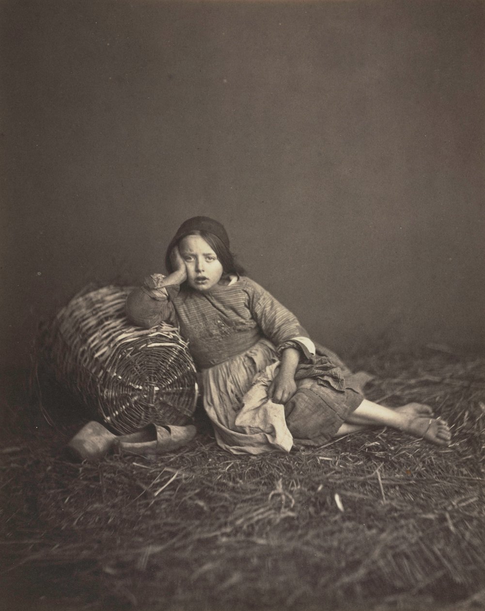 Study of a Young Peasant Girl by Unbekannt
