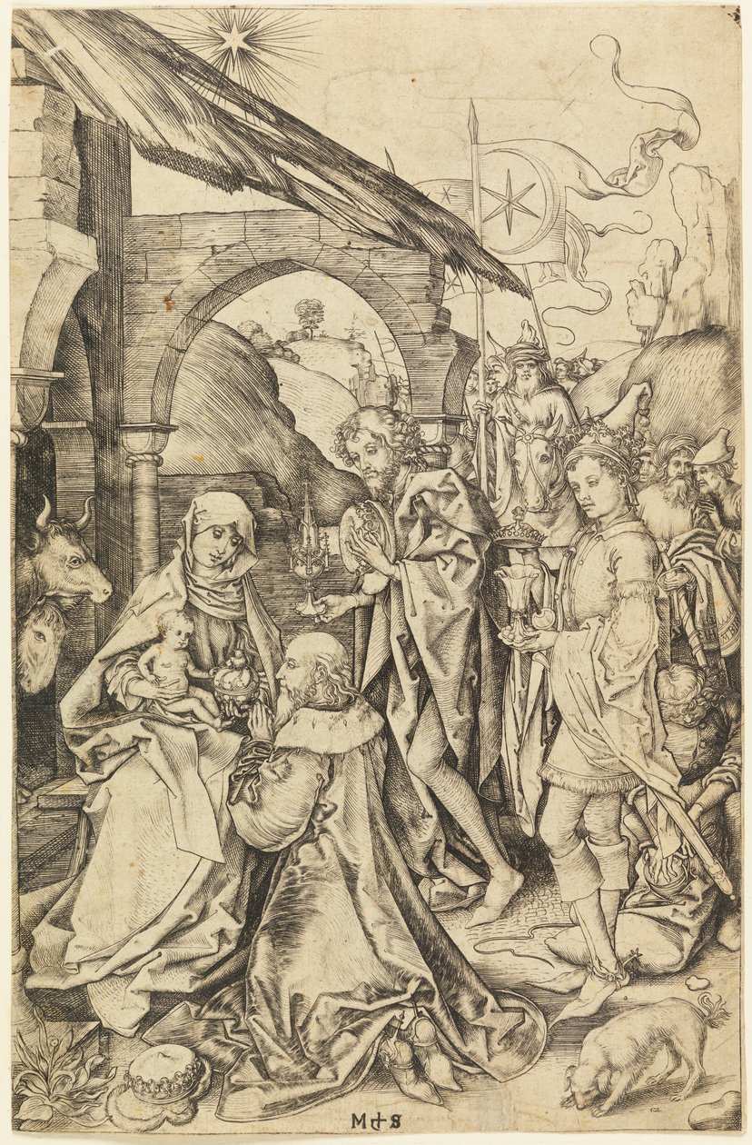 The Adoration of the Magi by Unbekannt