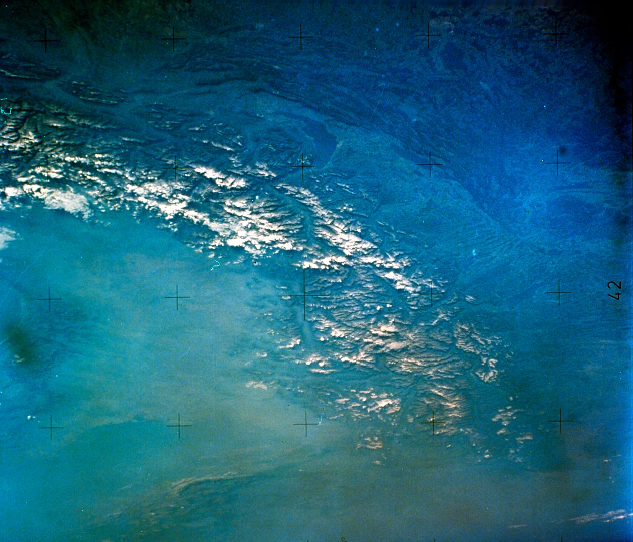 The Alps from Space. NASA Photograph by Unbekannt