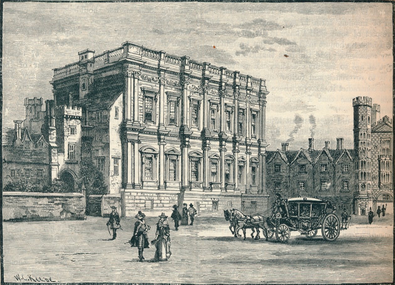 The Banqueting House, Whitehall, London, 17th Century 1905 by Unbekannt