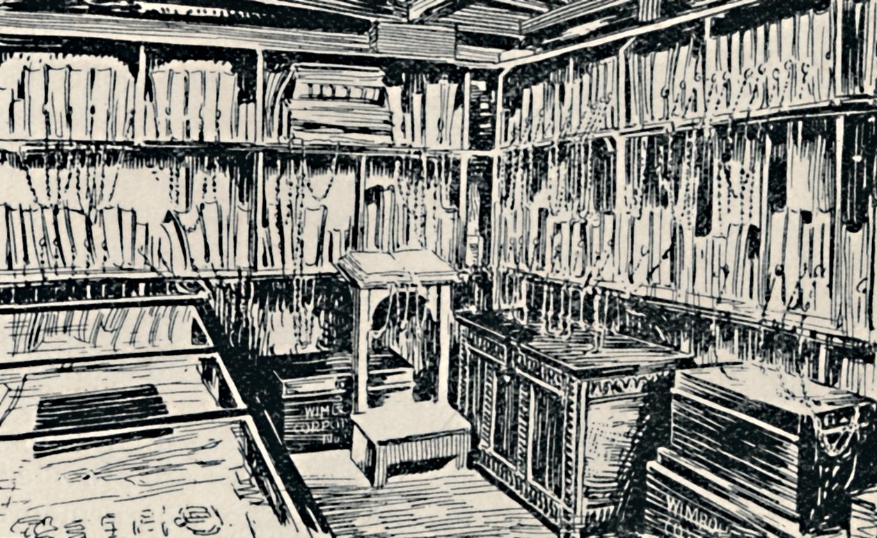 The Chained Library at Wimborne by Unbekannt