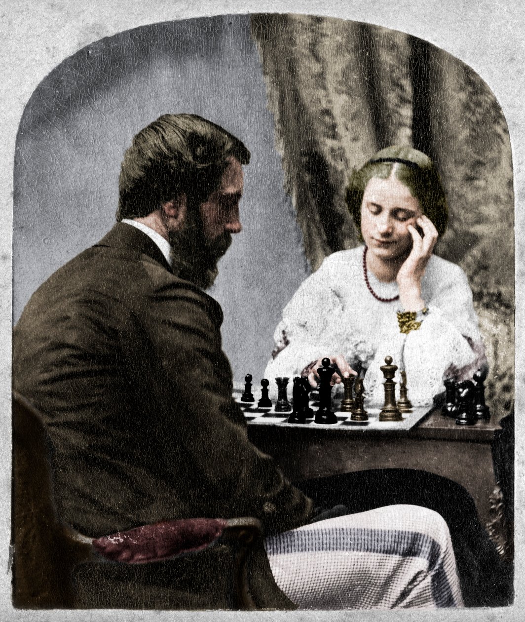The Chess Players by Unbekannt