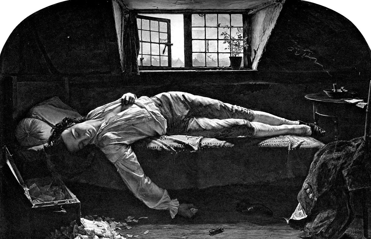 The Death of Chatterton by Unbekannt