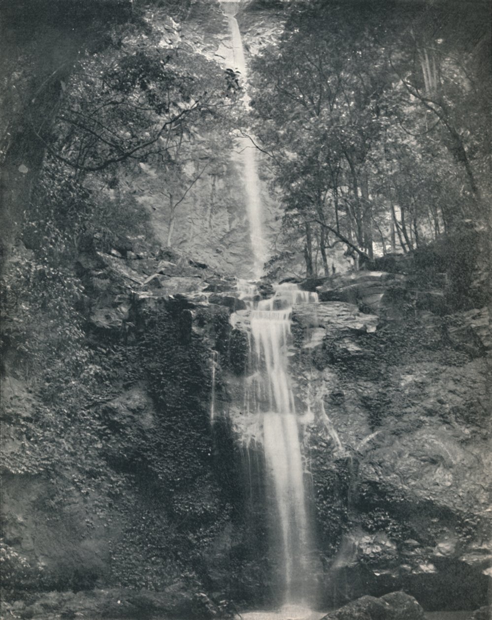 The Emu Vale Waterfall, 19th century by Unbekannt