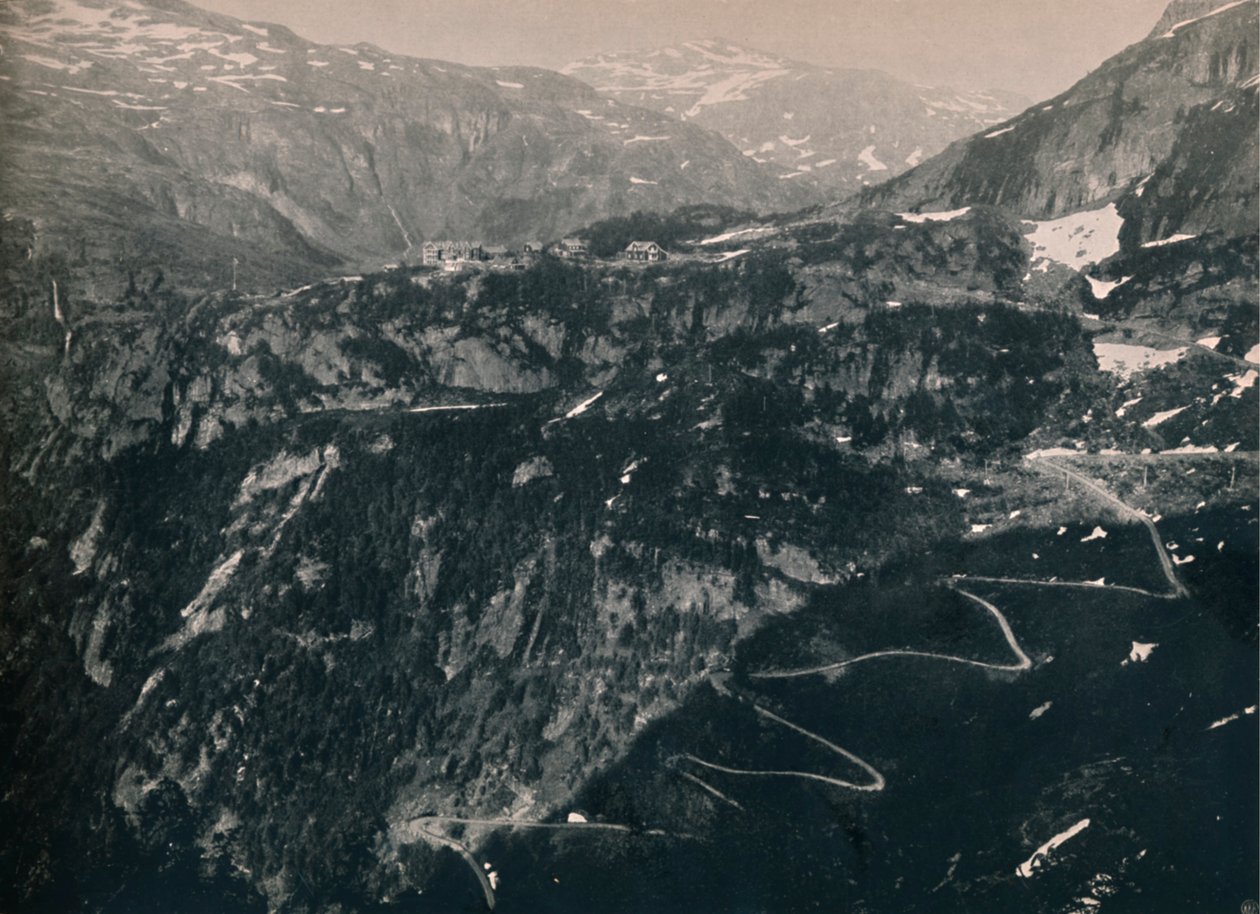 The Flaam Valley, Looking Towards Vatnehalsen by Unbekannt