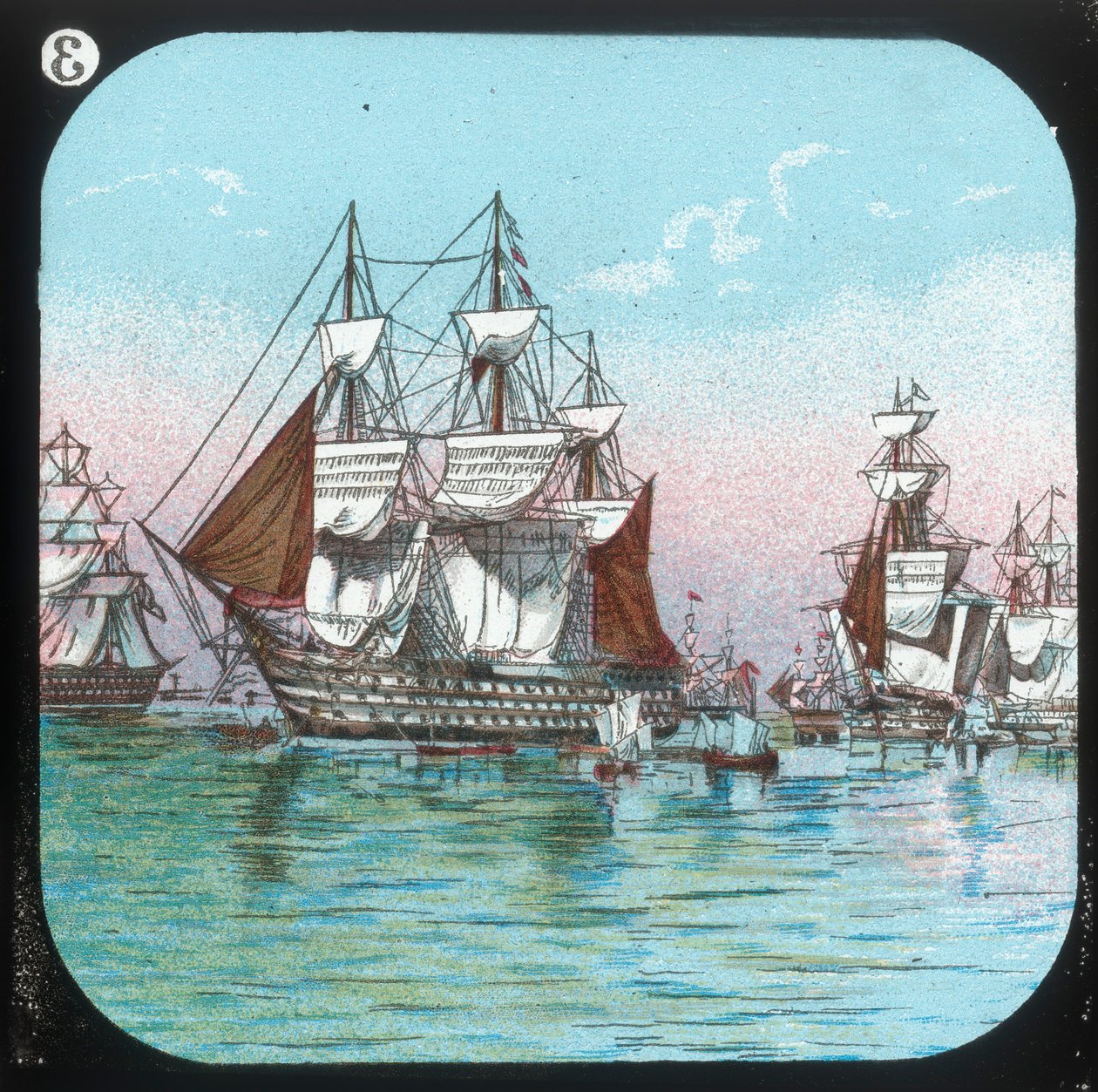 The Fleet at Spithead by Unbekannt