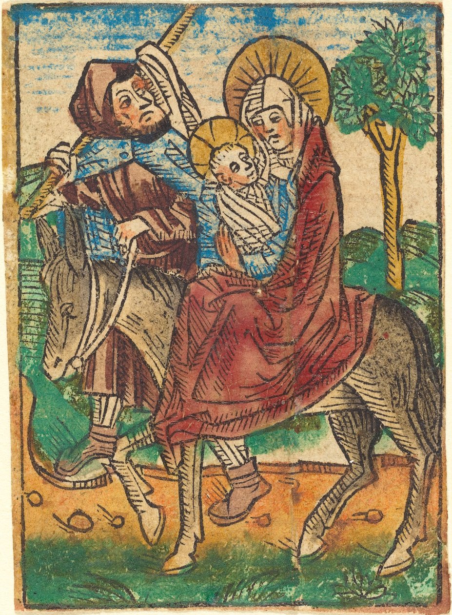 The Flight into Egypt by Unbekannt