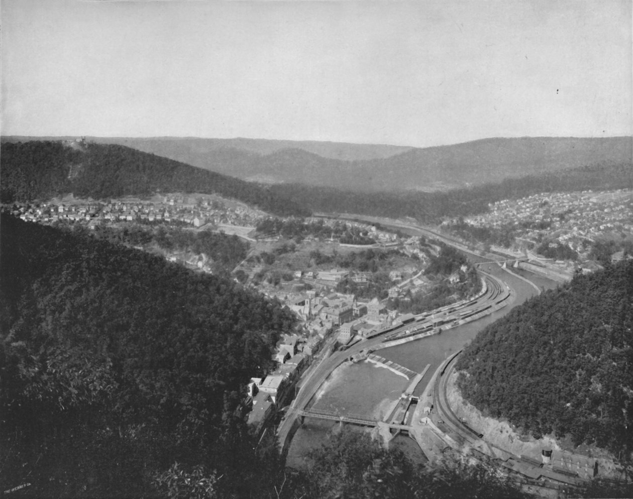 The Great Loop at Mauch Chunk by Unbekannt