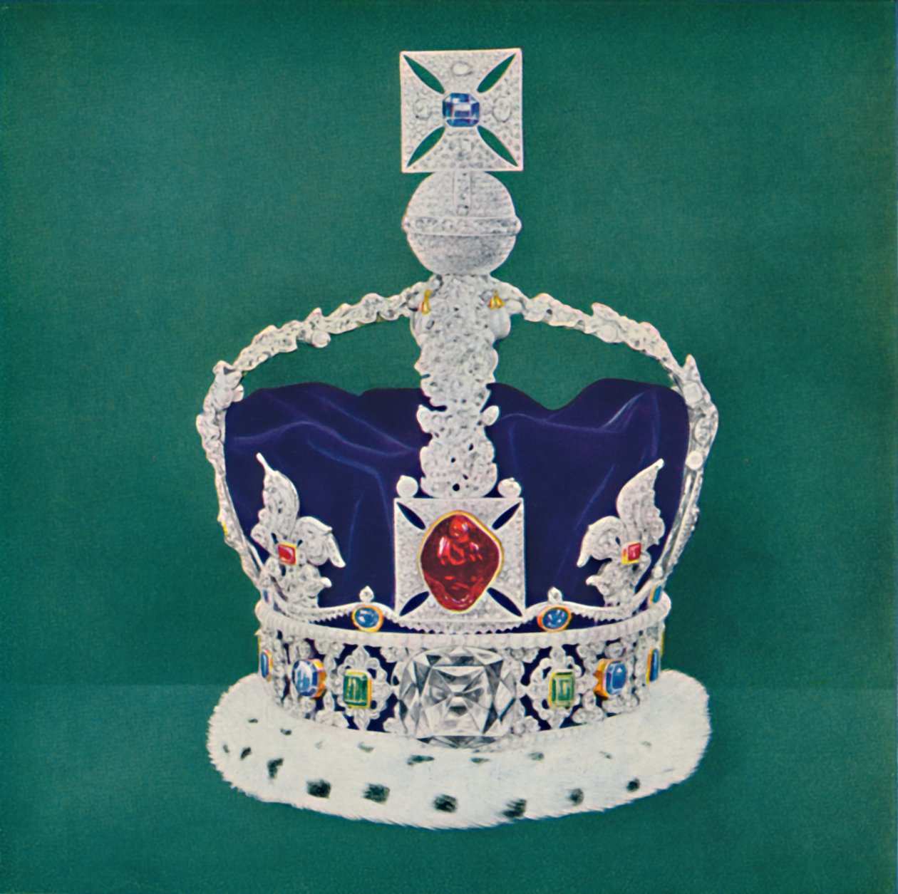 The Imperial State Crown by Unbekannt