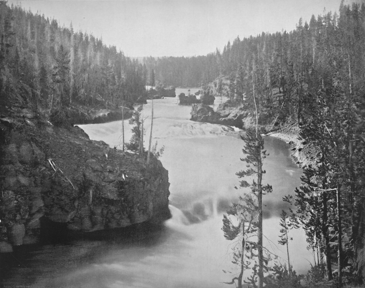 The Rapids of the Yellowstone, 19th century by Unbekannt