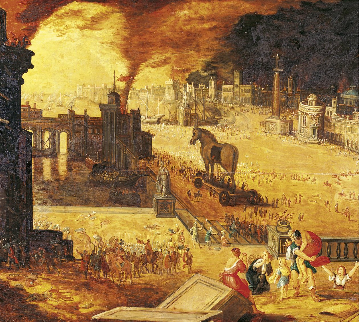 The Siege of Troy by Unbekannt