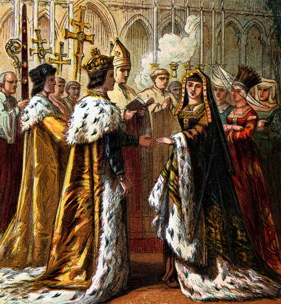 The Marriage of Henry VII by Unbekannt