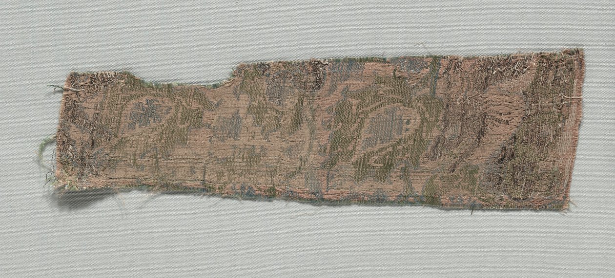 Three Fragments of Italian Gothic Silk by Unbekannt