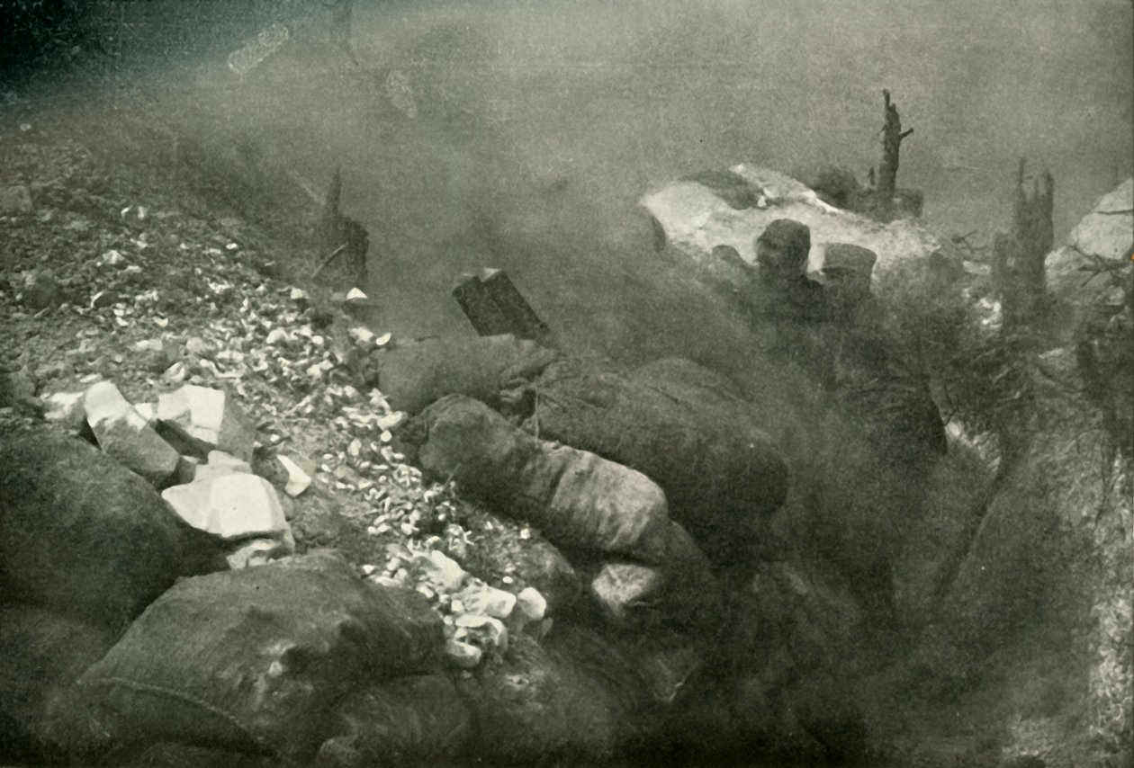 Trench Warfare in the Argonne, 1919 by Unbekannt