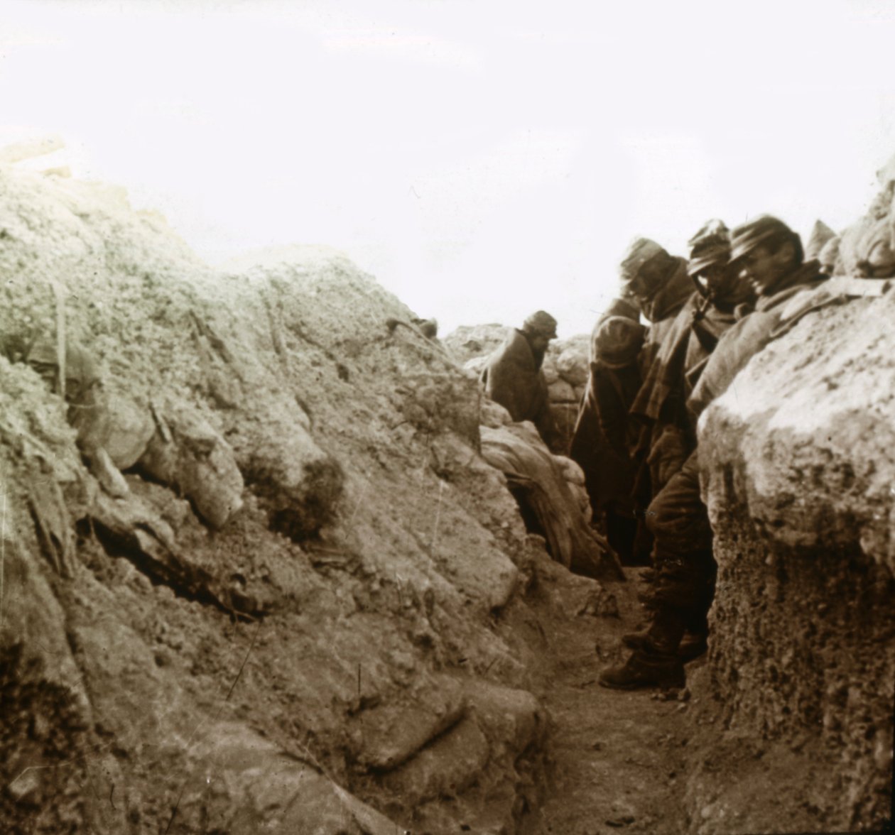 Trenches, Champagne, Northern France by Unbekannt