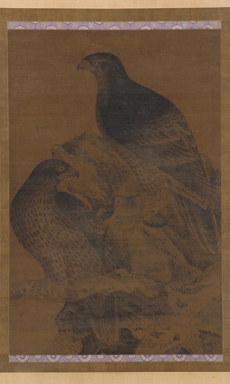 Two Eagles, Ming Dynasty, 1368-1644 by Unbekannt