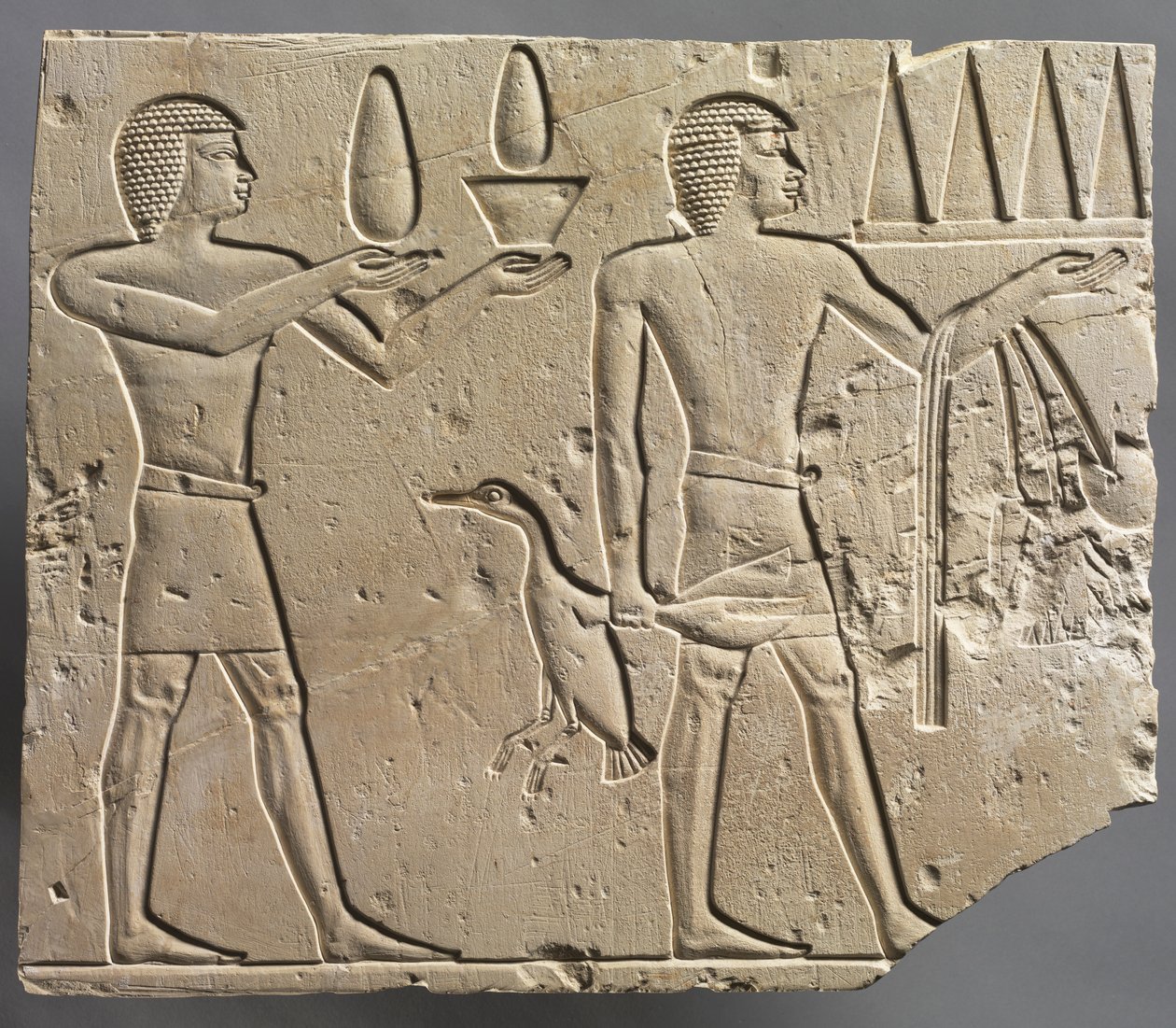 Two Offering Bearers by Unbekannt