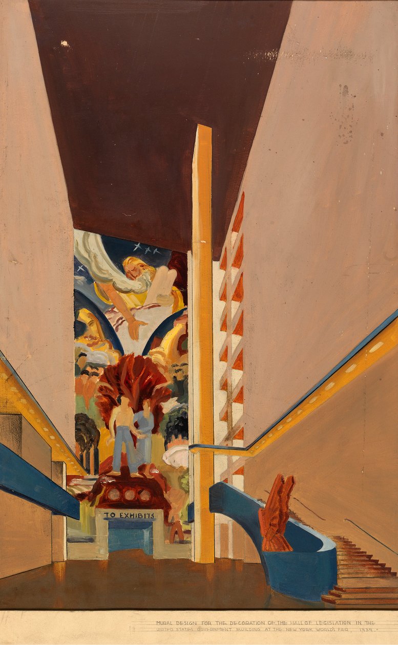 Untitled Mural Study by Unbekannt