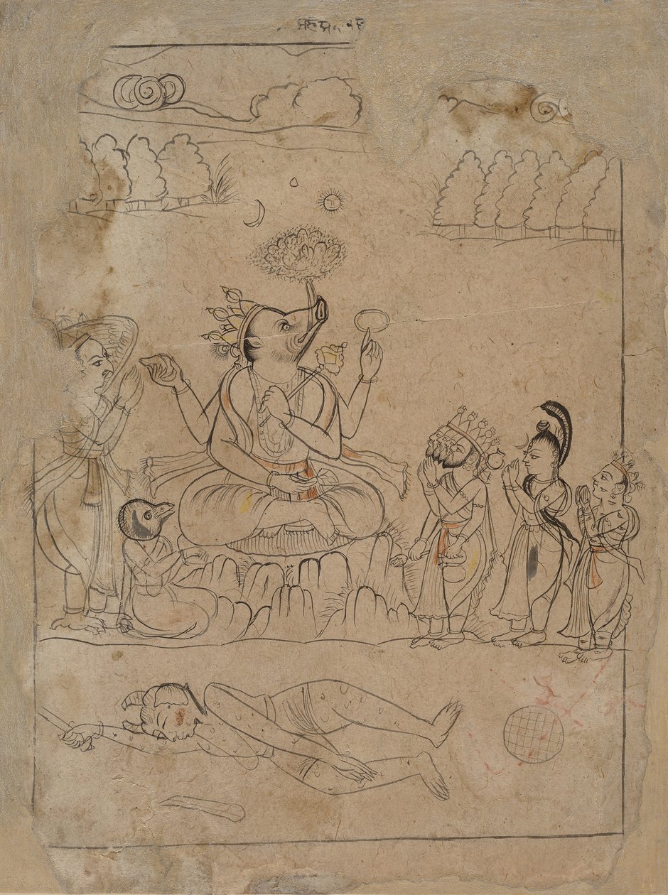 Varaha Triumphant by Unbekannt