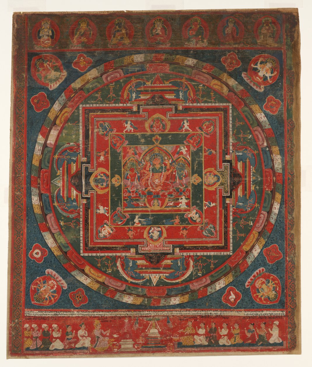 Vasudhara Mandala (dated to 1777 Samvat 897) by Unbekannt