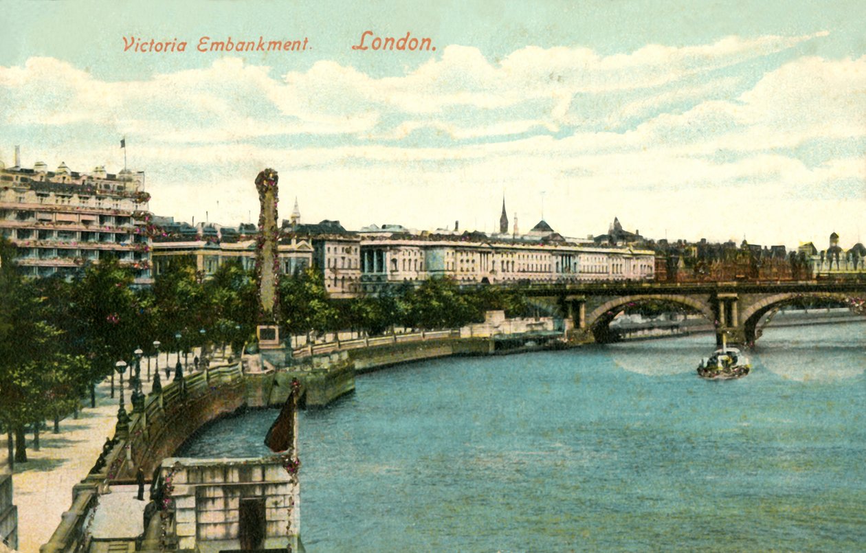 Victoria Embankment - London by Unbekannt