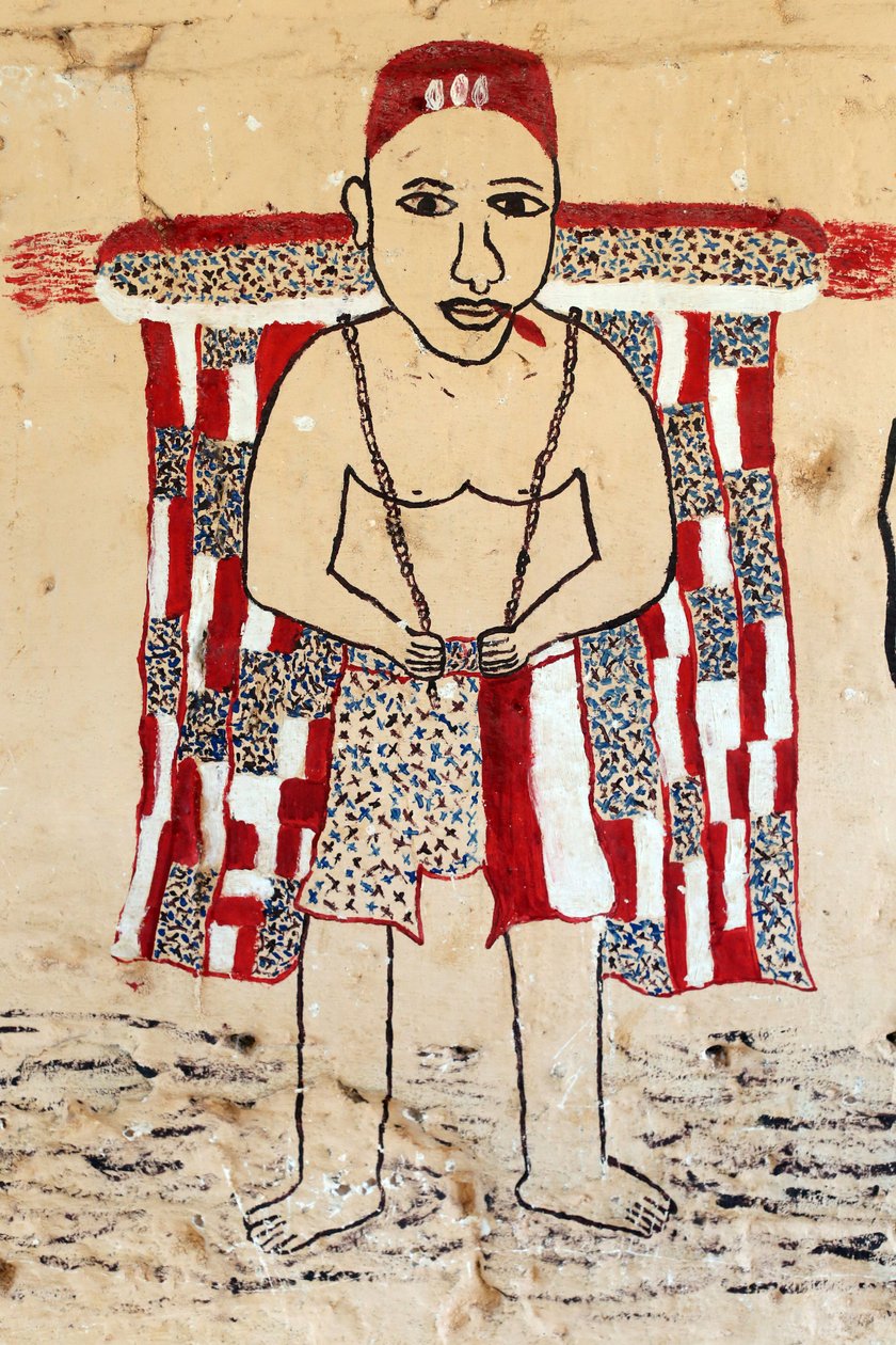 Voodoo Wall Painting on a Convent by Unbekannt