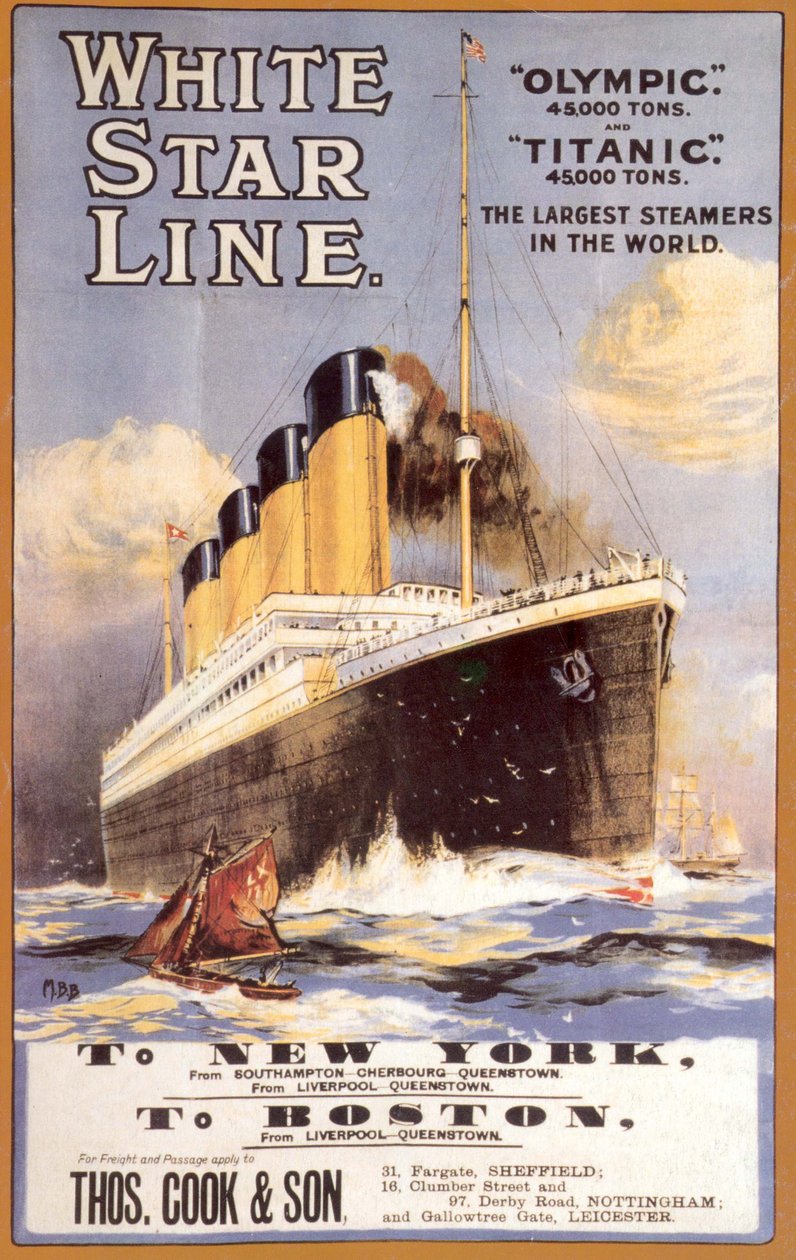 White Star Line. Titanic & Olympic by Unbekannt
