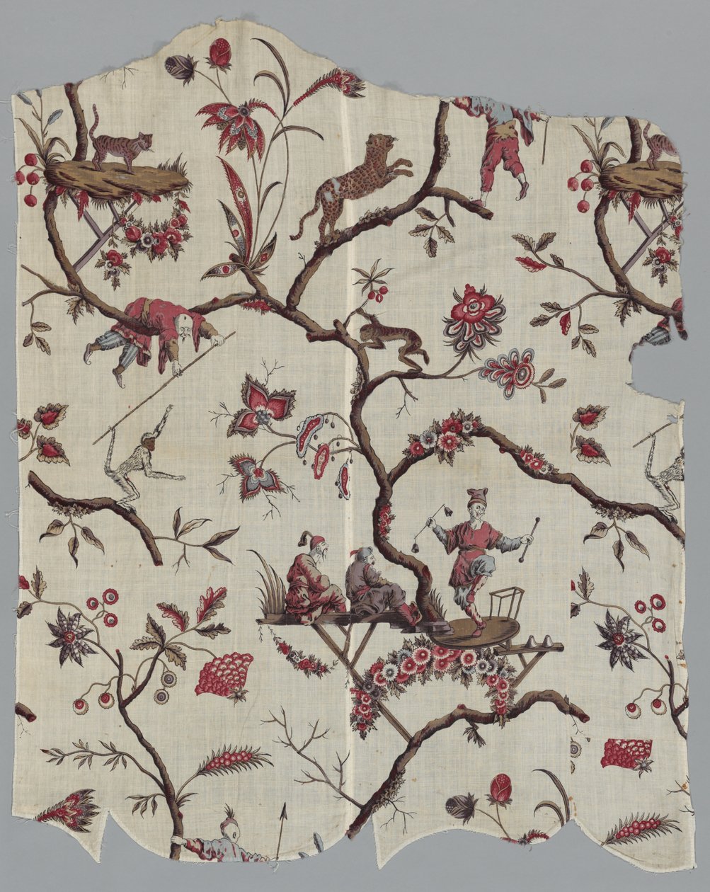 Woodblock Printed Textile Fragments by Unbekannt