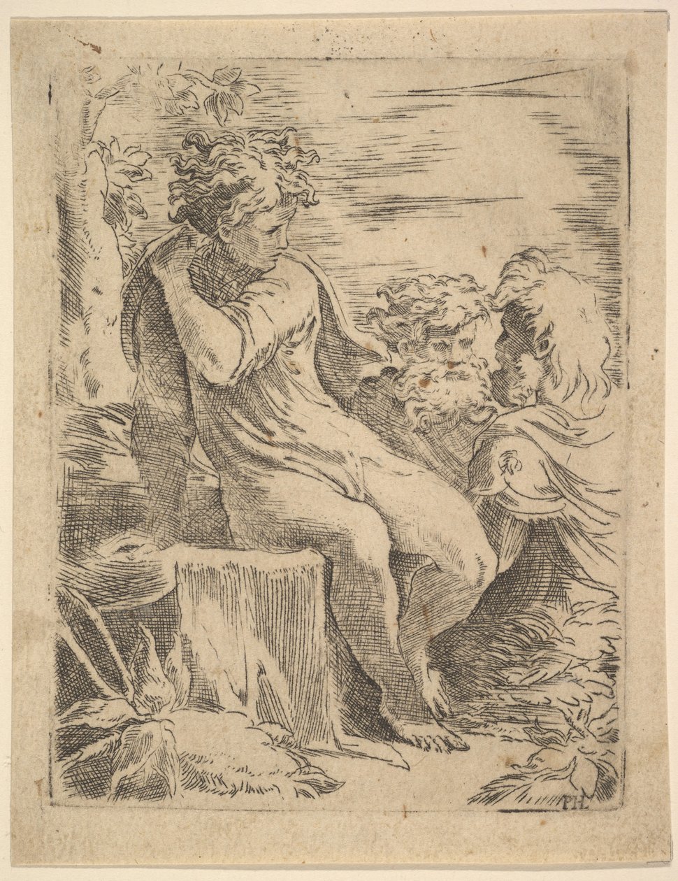 Youth with two old Men, 16th century by Unbekannt