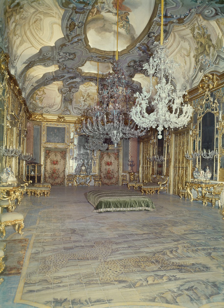 Salon of Palazzo Gangi, Palermo, built c.1650 by Unbekannt Unbekannt