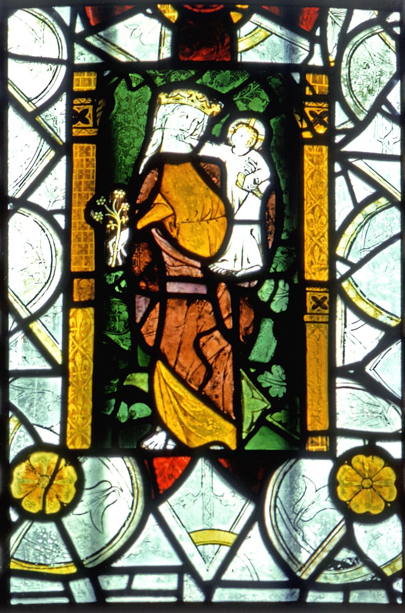 Virgin and Child, 14th Century by Unbekannt Unbekannt