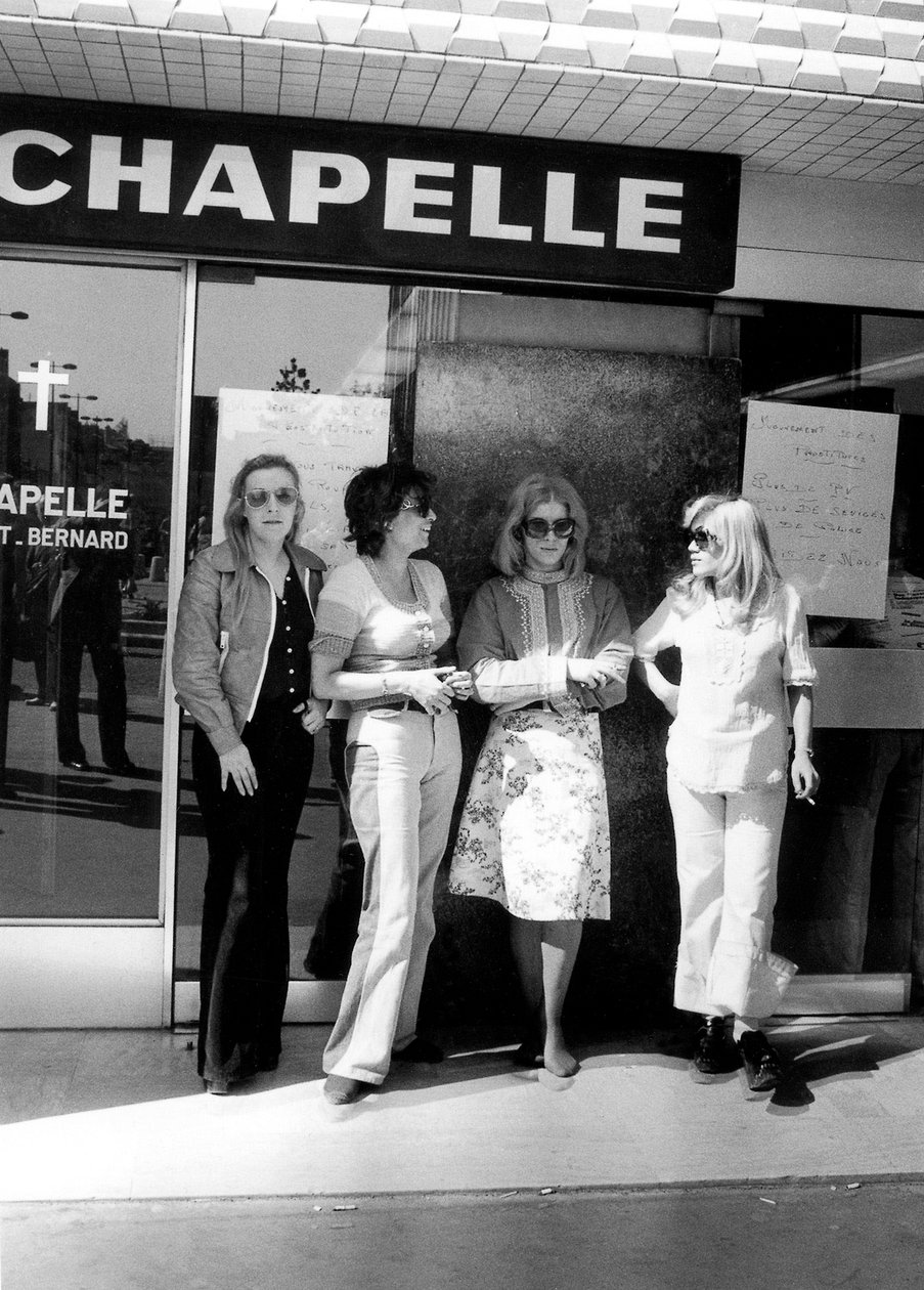 Prostitutes Occupying Chapel in Paris at The Time of Law About Suppression on Procuring Prostitution by Unbekannt Unbekannt