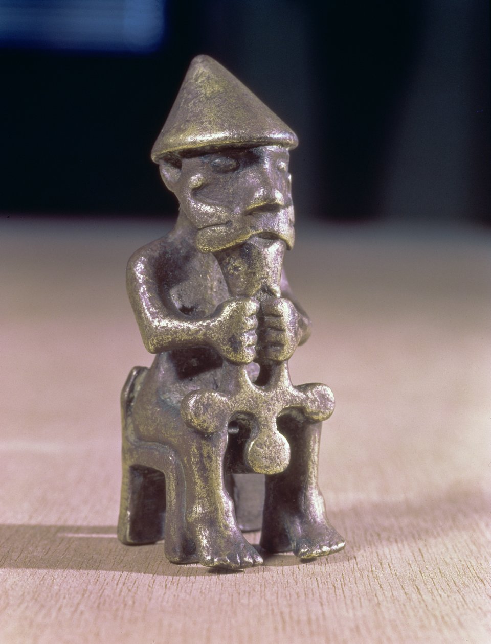 Thor with a hammer, statuette found in Iceland by Unbekannt Unbekannt