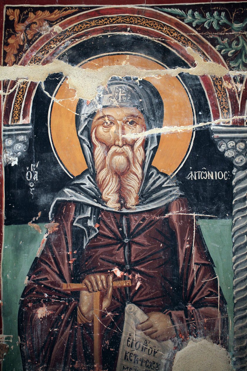 Byzantine Fresco from the 15th Century by Unbekannt Unbekannt