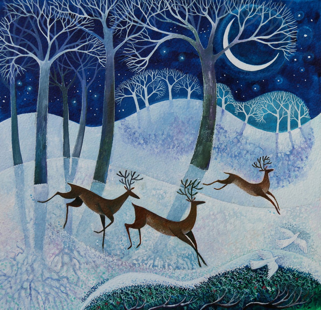 Deep Mid Winter by Unbekannt Unbekannt