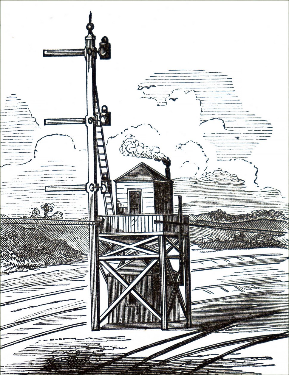 A typical signal box by Unbekannt