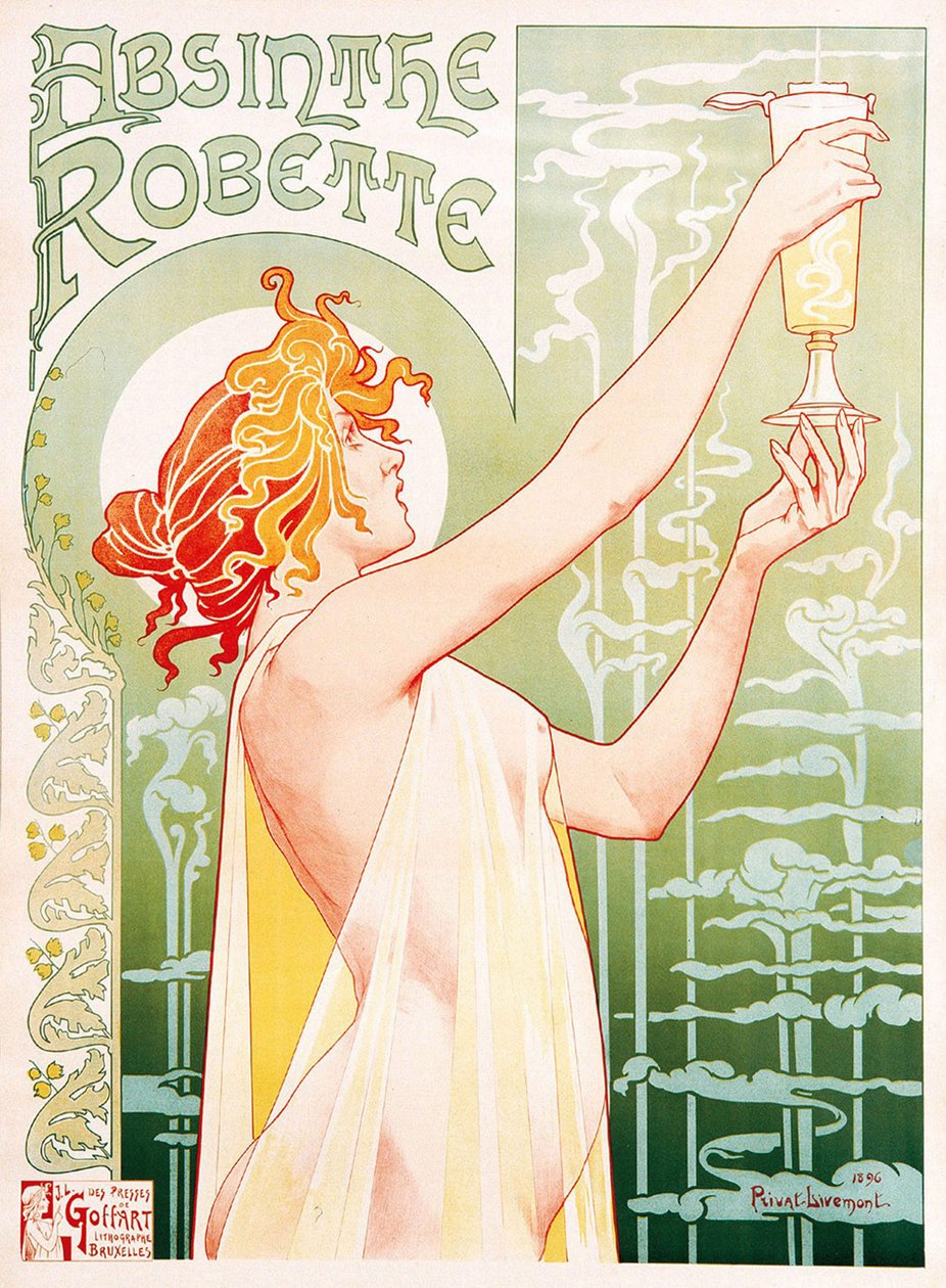 Advertisement for Absinthe Robette by Unbekannter Künstler