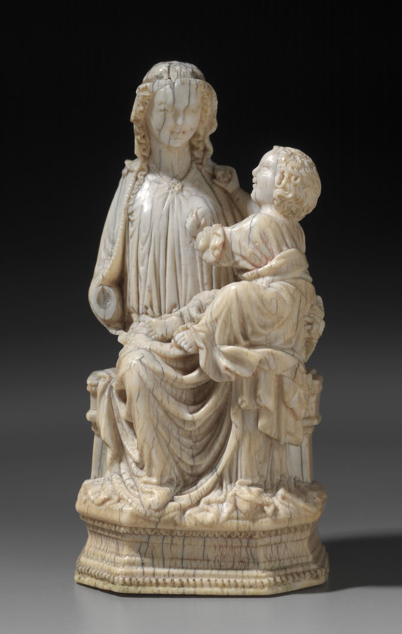 Enthroned Virgin and Child by Unbekannt