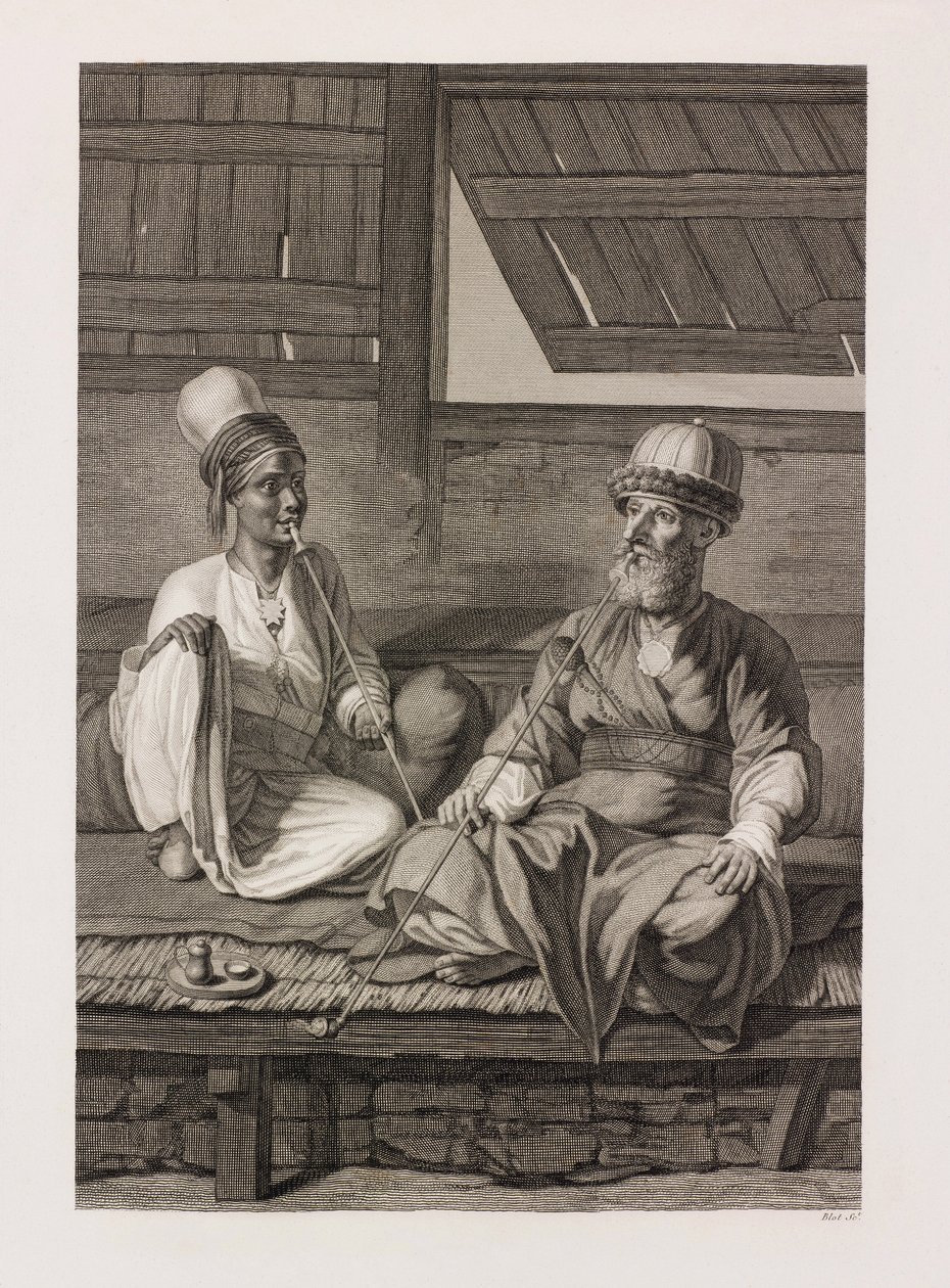 Figures of Abyssinia and Constantinople by Unbekannt