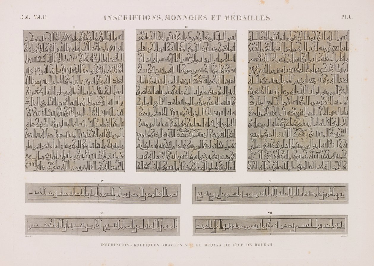 Kufic Inscriptions by Unbekannt