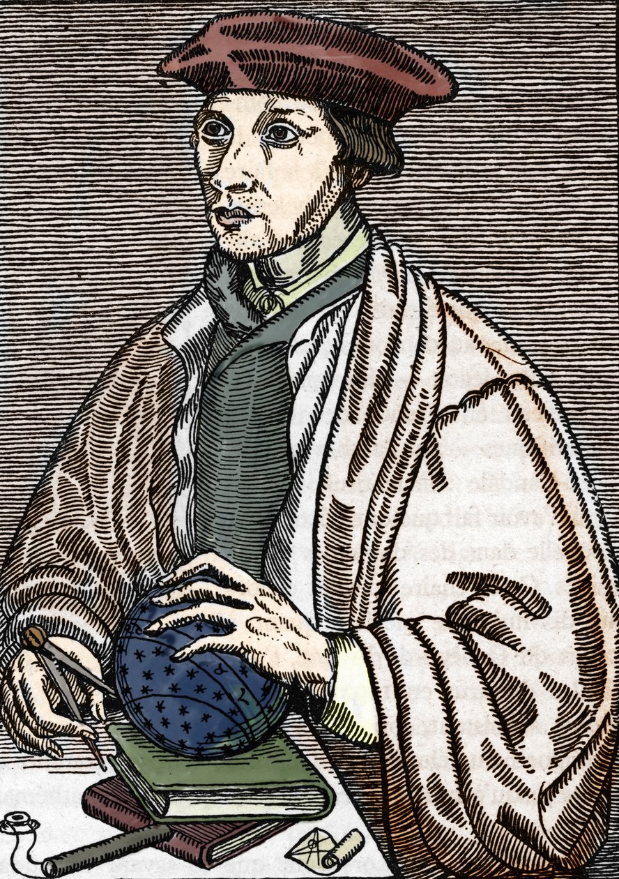Portrait of Oronce Fine by Alec Hunter